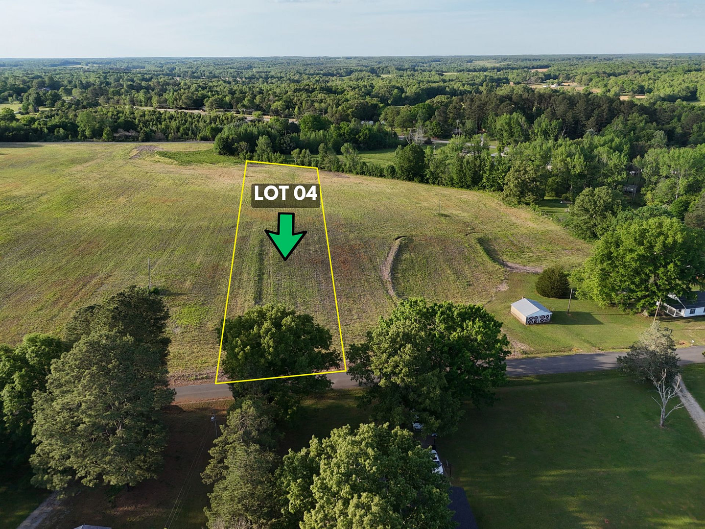 2.77 Acres Lot! Perc-Tested on County Frontage Water, Electric, Gas, Cable in AL (LOT04)