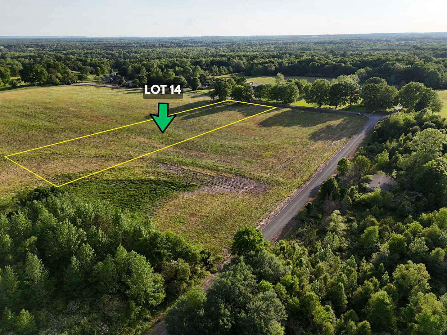 2.43 Acres Lot! Perc-Tested on County Frontage Water, Electric, Gas, Cable in AL (LOT14)